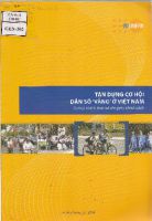 Tận dụng cơ hội dân số "vàng" ở Việt Nam cơ hội, thách thức và các gợi ý chính sách 